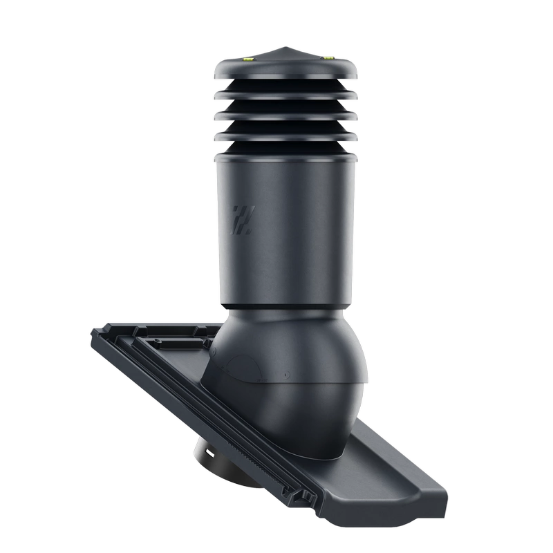 Kominek wentylacyjny do dachówki ALEGRA 9 CZARNA ANGOBA SZLACHETNA fi125 pol_pl_Kominek-wentylacyjny-WYRZUTNIA-do-pokryc-plaskich-BRAZOWY-fi125-6736_2