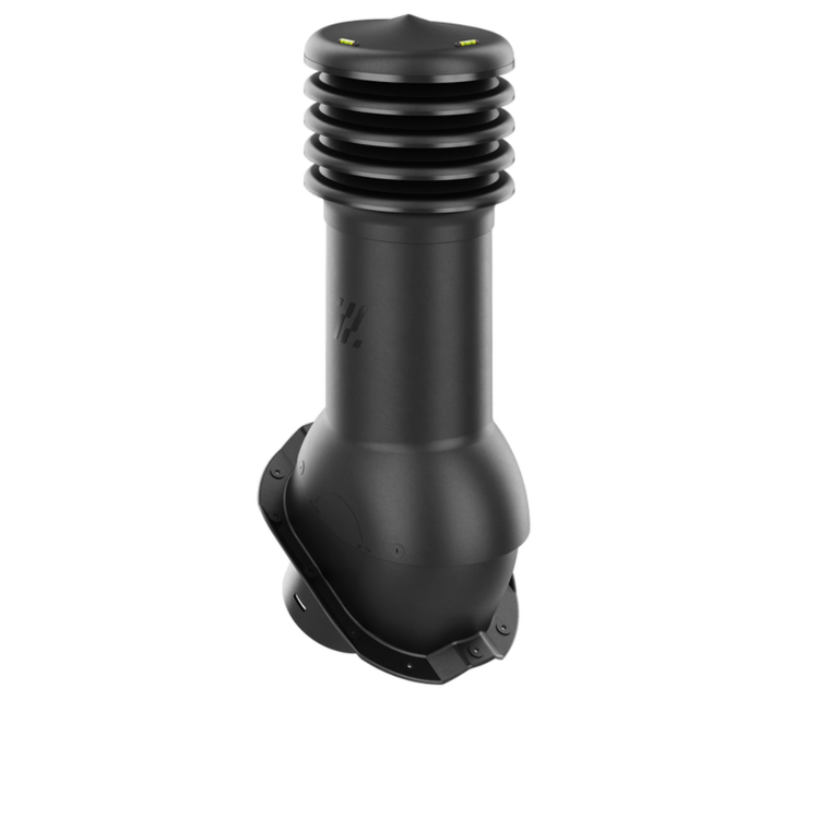Kominek Wentylacyjny WYRZUTNIA fi125mm do blachy trapezowej  T18 BRĄZOWY RAL 8017