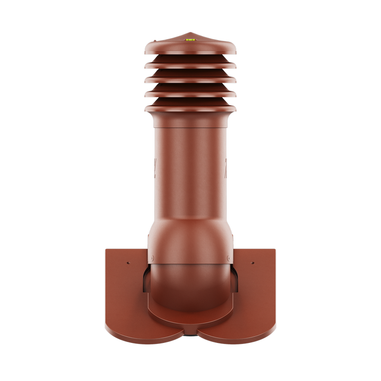 Kominek wentylacyjny do dachówki KARPIÓWKI KASZTANOWY fi125