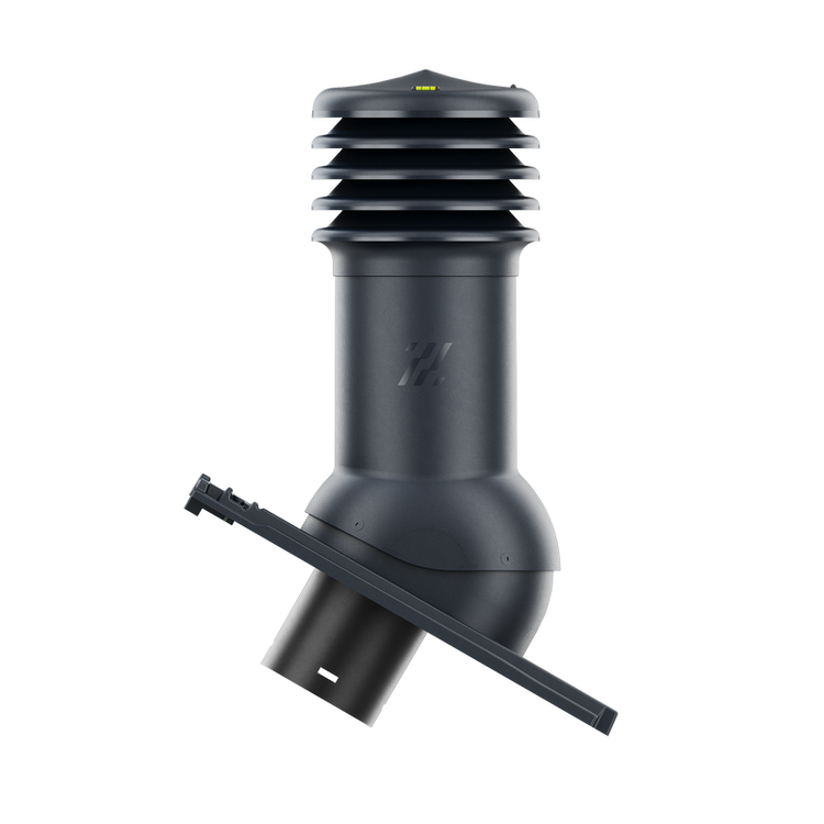 Kominek wentylacyjny do dachówki OREA 9 SZARA/ANTRACYTOWA ANGOBA fi125