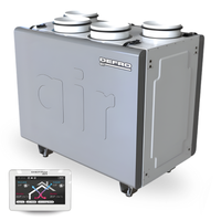 Rekuperator Centrala DEFRO DRX 500 V-E 550 m3/h - nagrzewnica + wymiennik entalpiczny + panel sterowania