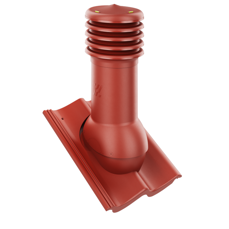 Kominek wentylacyjny do dachówki GOTEBORG CIEMNOCZERWONY fi125