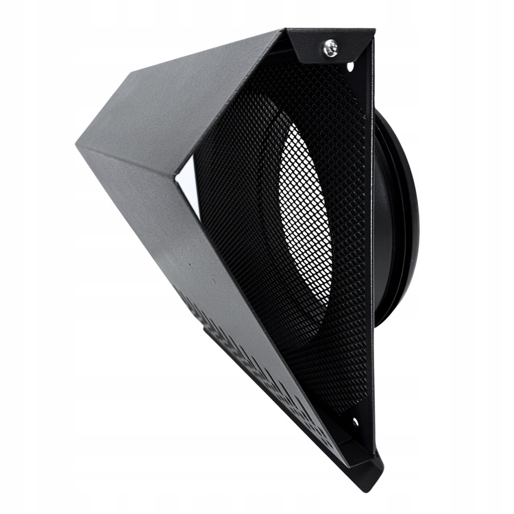 Czerpnia powietrza ścienna kratka wentylacyjna fi 125 kolor: GRAFIT