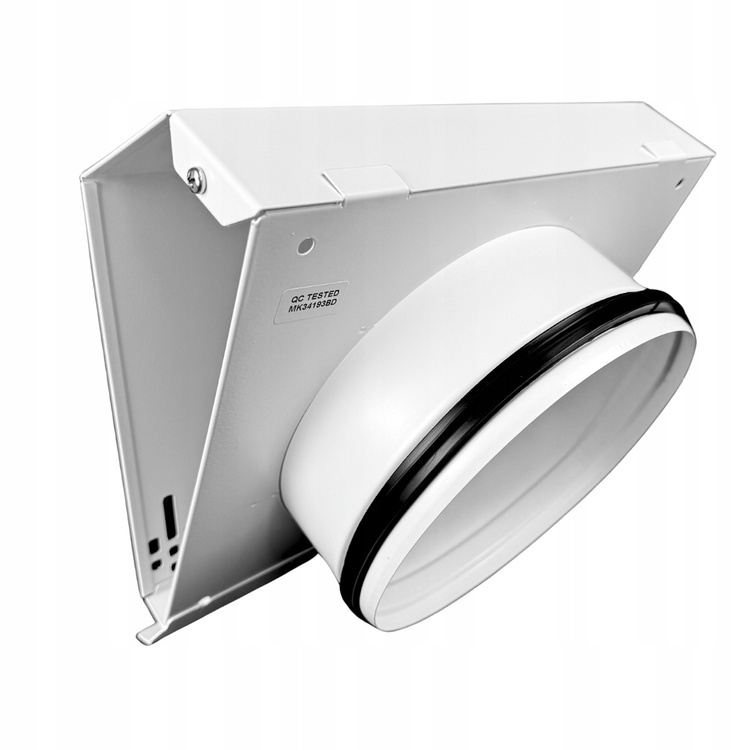 Czerpnia powietrza ścienna kratka wentylacyjna fi 125 kolor: BIAŁA