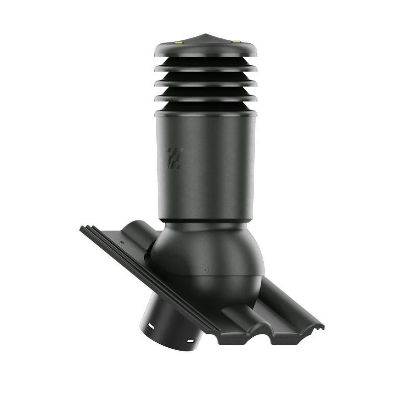 Kominek wentylacyjny do dachówki ALEGRA 9 CZARNA ANGOBA SZLACHETNA fi125 pol_pl_Kominek-wentylacyjny-WYRZUTNIA-do-pokryc-plaskich-BRAZOWY-fi125-6736_2