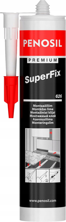 Klej Montażowy POLIAKRYLAN PREMIUM SUPERFIX 626