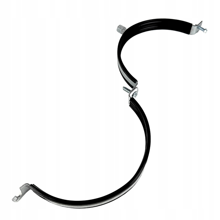 Obejma montażowa do rur z amortyzatorem fi 80