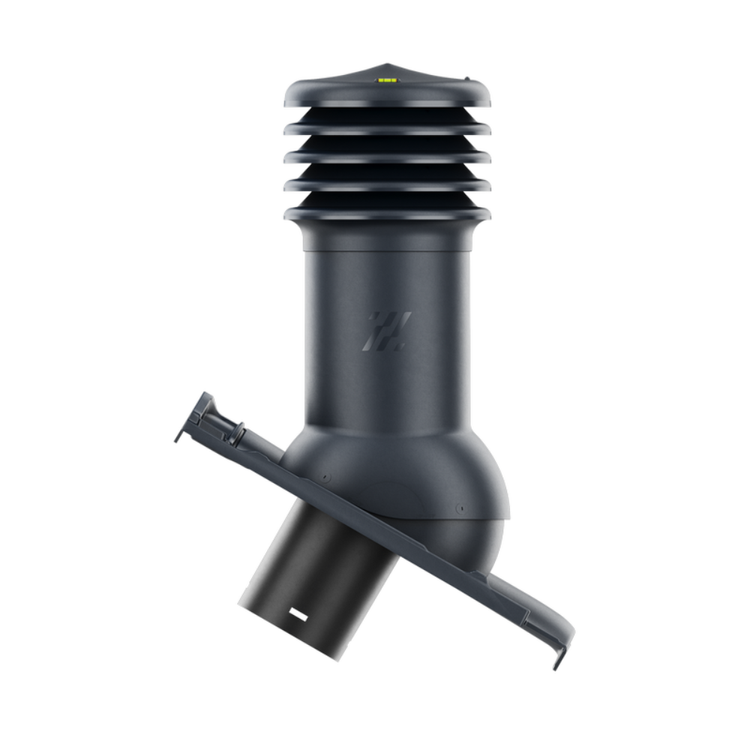 Kominek wentylacyjny do dachówki PIEMONT ANTRACYT/GRAFIT ANGOBA fi150