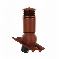 Kominek wentylacyjny IZOLOWANY do dachówki TAUNUS PFANNE (GRECKA)/ TERRAN DANUBIA KASZTANOWY fi125