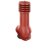 Kominek Wentylacyjny WYRZUTNIA fi125mm do blachy trapezowej T18 CZERWONY RAL 3009