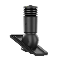 Kominek wentylacyjny IZOLOWANY do dachówki KODA ANTRACYT/CZARNA ANGOBA fi125