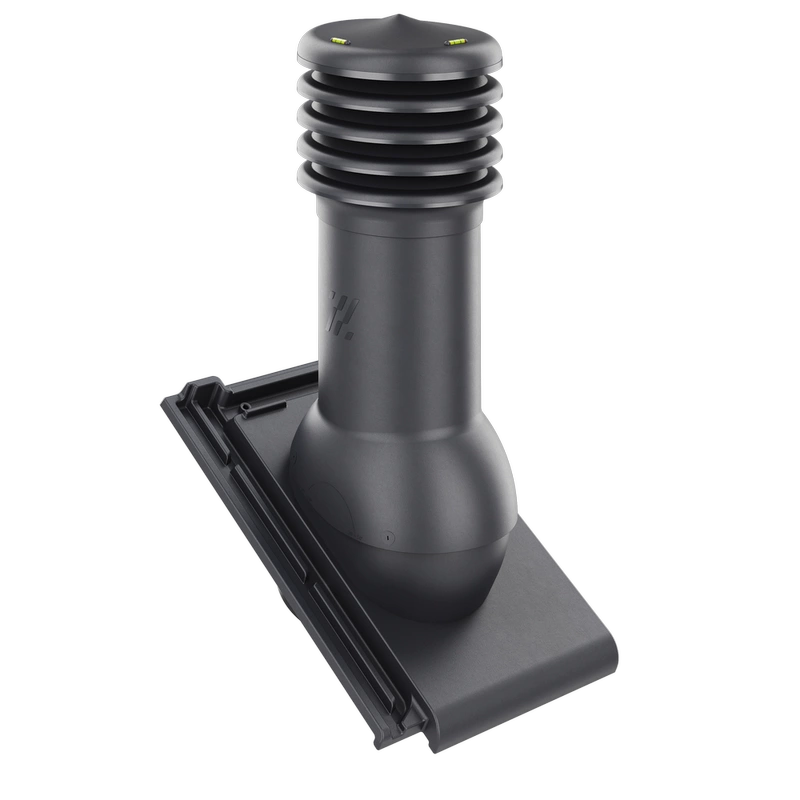 Kominek wentylacyjny do dachówki ALEGRA 9 CZARNA ANGOBA SZLACHETNA fi125 pol_pl_Kominek-wentylacyjny-WYRZUTNIA-do-pokryc-plaskich-BRAZOWY-fi125-6736_1