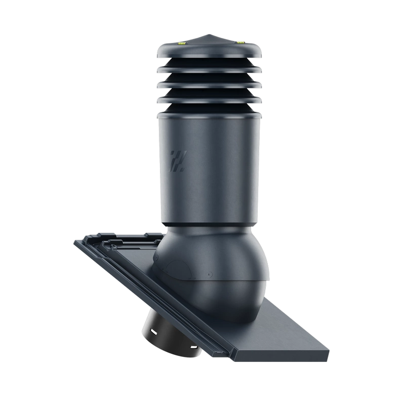 Kominek wentylacyjny do dachówki ALEGRA 9 CZARNA ANGOBA SZLACHETNA fi125 pol_pl_Kominek-wentylacyjny-WYRZUTNIA-do-pokryc-plaskich-BRAZOWY-fi125-6736_2