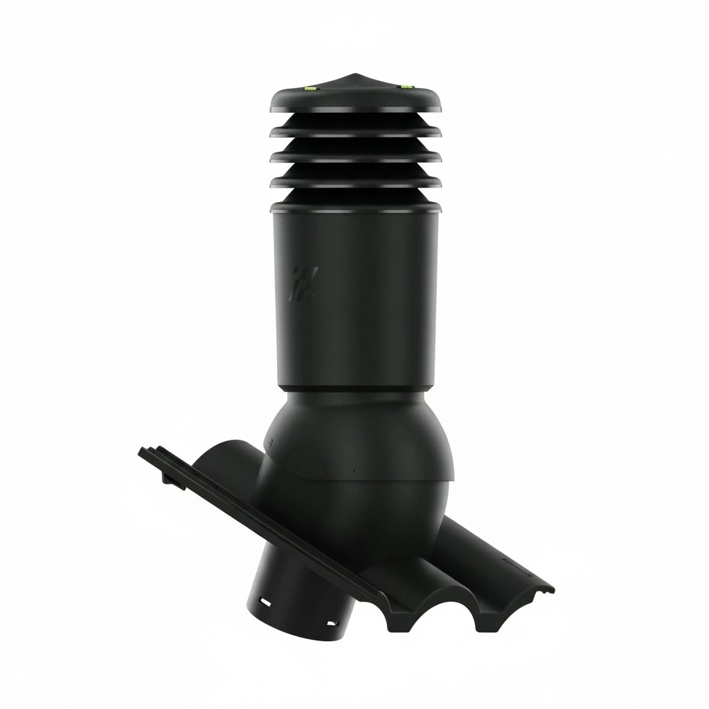 Kominek wentylacyjny do dachówki ALEGRA 9 CZARNA ANGOBA SZLACHETNA fi125 pol_pl_Kominek-wentylacyjny-WYRZUTNIA-do-pokryc-plaskich-BRAZOWY-fi125-6736_2