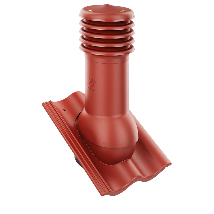 Kominek wentylacyjny do dachówki PALEMA CZERWONY/TERAKOTA fi150