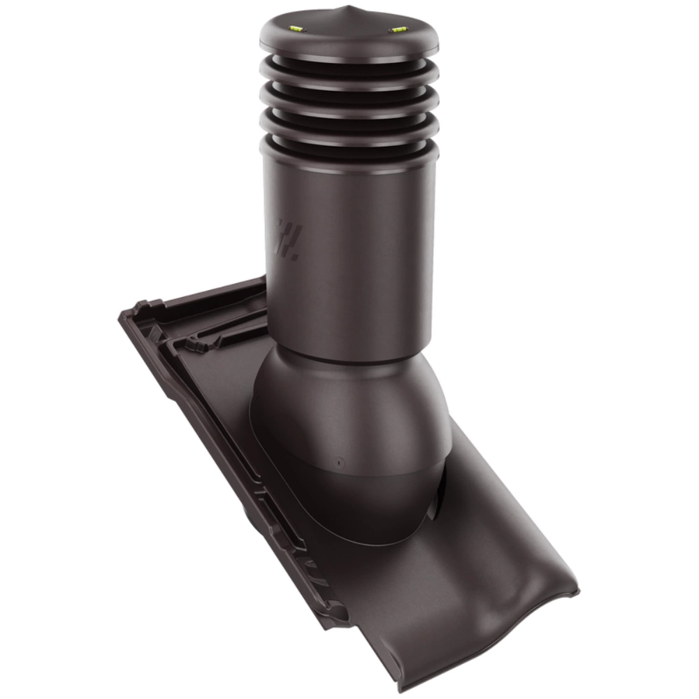 Kominek wentylacyjny do dachówki ALEGRA 9 CZARNA ANGOBA SZLACHETNA fi125 pol_pl_Kominek-wentylacyjny-WYRZUTNIA-do-pokryc-plaskich-BRAZOWY-fi125-6736_1