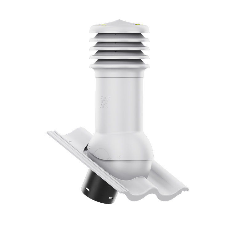 Kominek wentylacyjny do dachówki PALEMA SZARY fi150