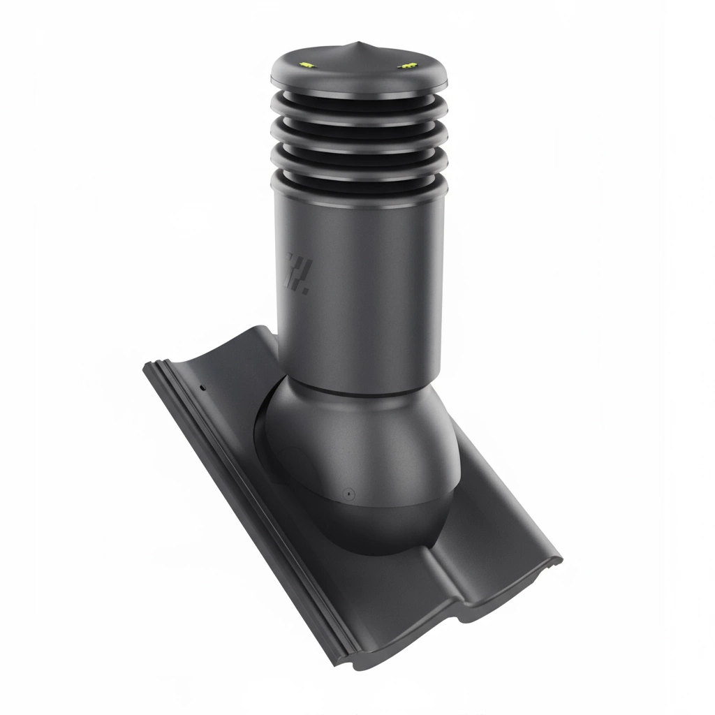 Kominek wentylacyjny do dachówki ALEGRA 9 CZARNA ANGOBA SZLACHETNA fi125 pol_pl_Kominek-wentylacyjny-WYRZUTNIA-do-pokryc-plaskich-BRAZOWY-fi125-6736_1