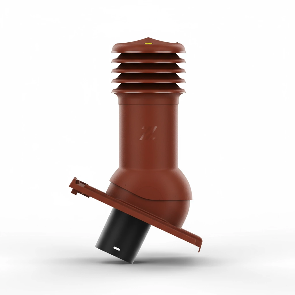 Kominek wentylacyjny do dachówki ALEGRA 9 CZARNA ANGOBA SZLACHETNA fi125 pol_pl_Kominek-wentylacyjny-WYRZUTNIA-do-pokryc-plaskich-BRAZOWY-fi125-6736_3