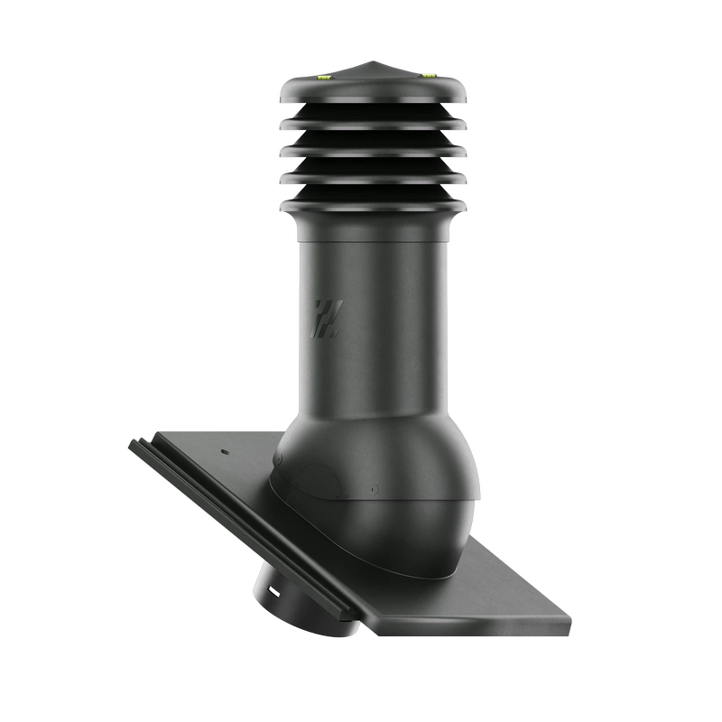 Kominek wentylacyjny do dachówki ALEGRA 9 CZARNA ANGOBA SZLACHETNA fi125 pol_pl_Kominek-wentylacyjny-WYRZUTNIA-do-pokryc-plaskich-BRAZOWY-fi125-6736_2