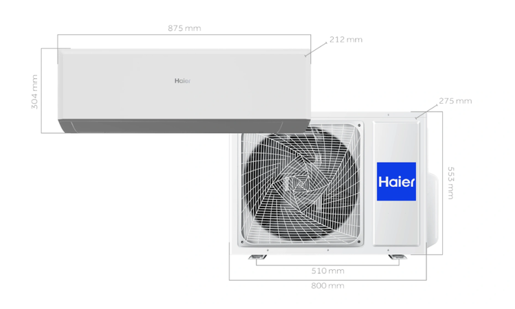 Klimatyzator Haier REVIVE Plus 4,8 kW - WiFI - BIAŁY