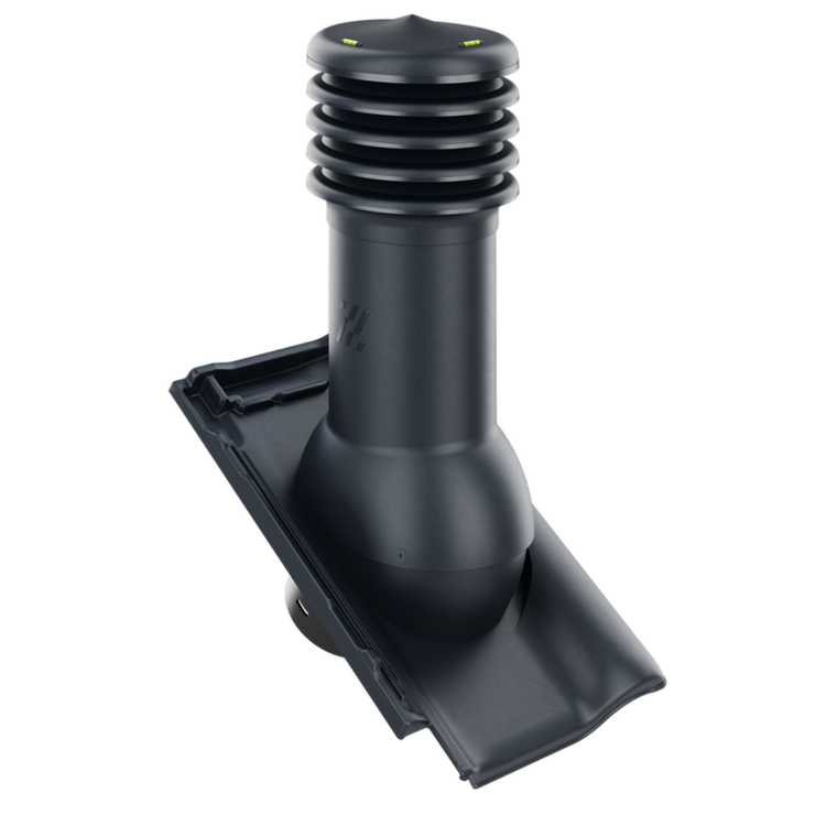 Kominek wentylacyjny do dachówki PIEMONT ANTRACYT/GRAFIT ANGOBA fi150