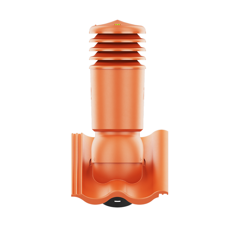 Kominek wentylacyjny IZOLOWANY do dachówki CELTYCKA CEGLANY fi125