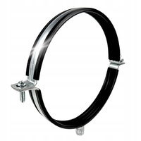 Obejma montażowa z gumą do podwieszania rur fi 80 mm