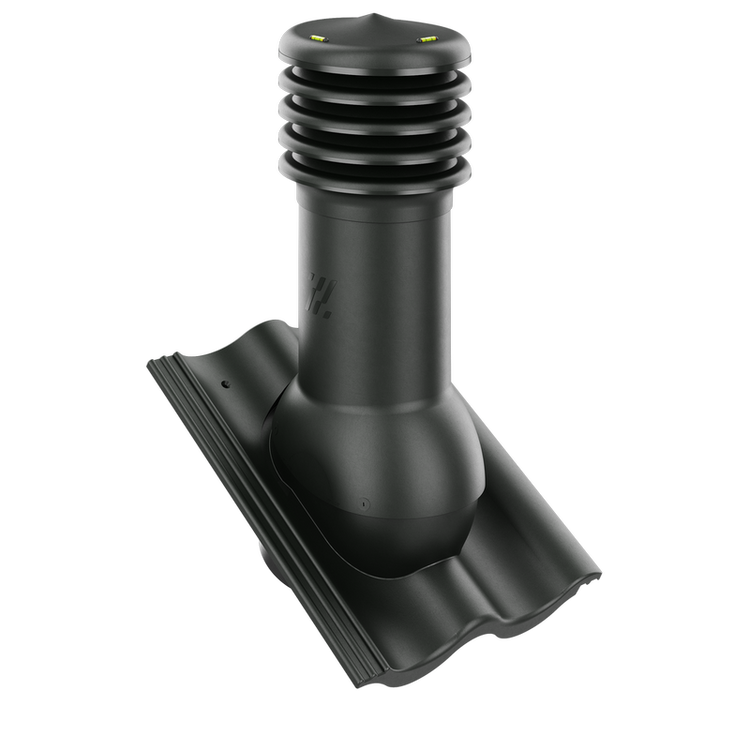 Kominek wentylacyjny do dachówki CELTYCKA GRAFITOWY fi150