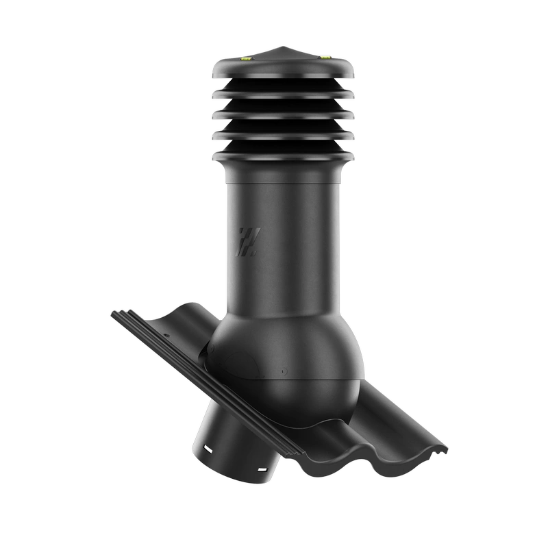 Kominek wentylacyjny do dachówki ALEGRA 9 CZARNA ANGOBA SZLACHETNA fi125 pol_pl_Kominek-wentylacyjny-WYRZUTNIA-do-pokryc-plaskich-BRAZOWY-fi125-6736_2