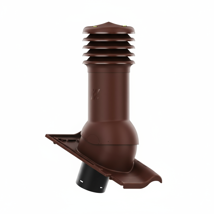 Kominek wentylacyjny do dachówki INNOVO 12 GRANAT BRĄZOWY SZLACHETNY fi150