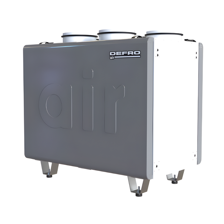 Rekuperator Centrala DEFRO DRX 500 V-E 550 m3/h - nagrzewnica + wymiennik entalpiczny + panel sterowania