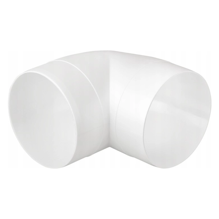 Kolano wentylacyjne okrągłe 125 fi125 90°