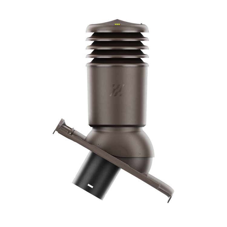 Kominek wentylacyjny IZOLOWANY do dachówki PIEMONT BRĄZOWA ANGOBA/JESIENNY LIŚĆ fi125
