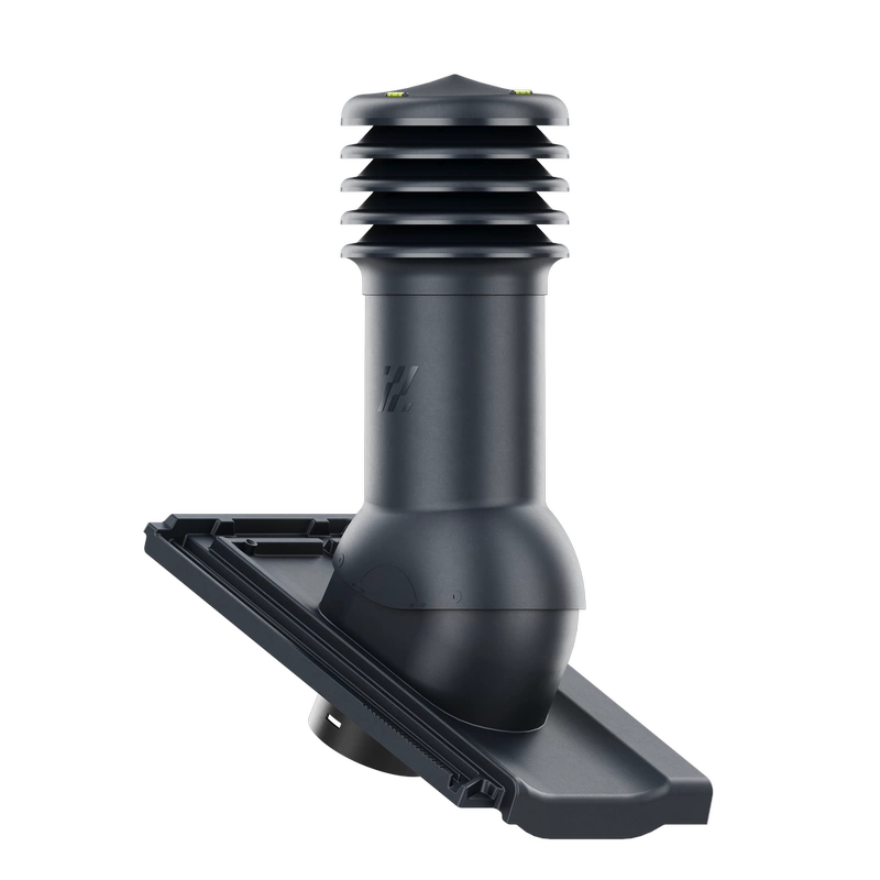 Kominek wentylacyjny do dachówki ALEGRA 9 CZARNA ANGOBA SZLACHETNA fi125 pol_pl_Kominek-wentylacyjny-WYRZUTNIA-do-pokryc-plaskich-BRAZOWY-fi125-6736_2