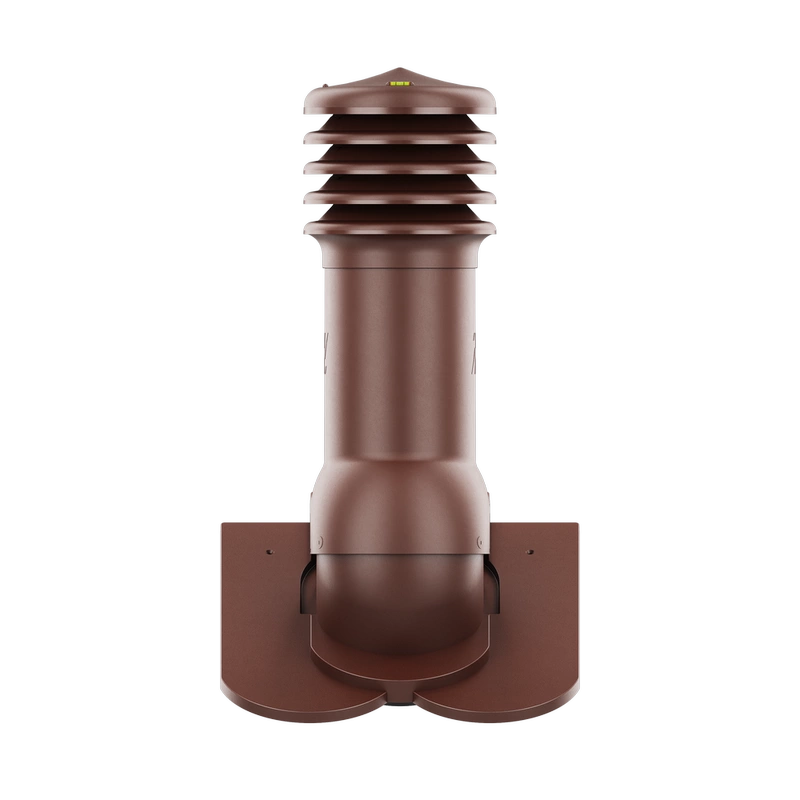 Kominek wentylacyjny do dachówki ALEGRA 9 CZARNA ANGOBA SZLACHETNA fi125 pol_pl_Kominek-wentylacyjny-WYRZUTNIA-do-pokryc-plaskich-BRAZOWY-fi125-6736_4