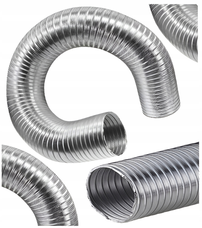 Rura aluminiowa aluflex SPIRO kanał elastyczny ALUFLEKS fi125 mm / 3m