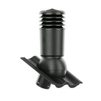 Kominek wentylacyjny IZOLOWANY do dachówki CELTYCKA GRAFITOWY fi150