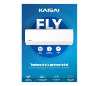 Klimatyzator KAISAI FLY 3,5 kW WIFI HEPA 3D