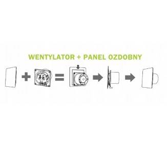 WENTYLATOR ŁAZIENKOWY DOMOWY DRIM 100 DTS BB