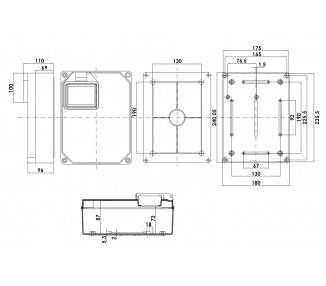 ROZDZIELNICA BUDOWLANA HL 32A 16A 2x230V 2x400V