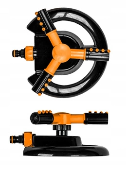 Zraszacz OBROTOWY Ogrodowy 3 Ramienny Regulowany z Podstawą