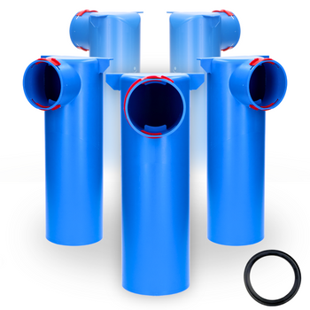 SKRZYNKA ROZPRĘŻNA POD ANEMOSTAT 1x90 mm fi125