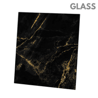 FRONT Panel dRim Szklany Czarno-złoty marmur