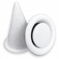 ANEMOSTAT METAL z RAMKĄ WYWIEWNY EV 125 z FILTREM Stożkowym