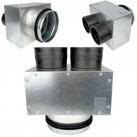 SKRZYNKA ROZPRĘŻNA PRZELOTOWA 2x75 fi125 OCYNK GUMA REKUPERACJA