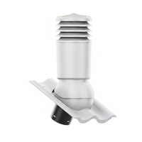 Kominek wentylacyjny IZOLOWANY do dachówki PALEMA SZARY fi125