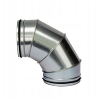 Kolano wentylacyjne OCYNK fi 315 / 90 stopni z USZCZELKĄ