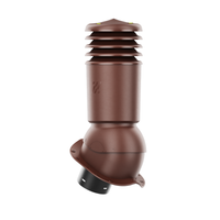 Kominek Wentylacyjny IZOLOWANY WYRZUTNIA fi150mm - Do Każdej Blachodachówki BRĄZOWY RAL 8017