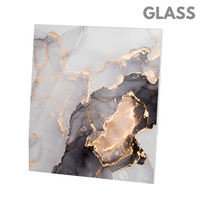 FRONT Panel dRim Szklany Różowo-złoty marmur